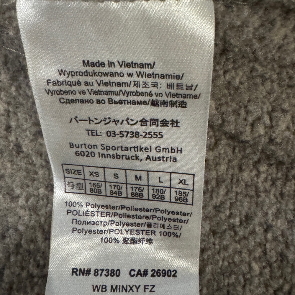 Burton Gray Crew Neck Sweater Snowboarding Unisex Large - Picture 5 of 6
